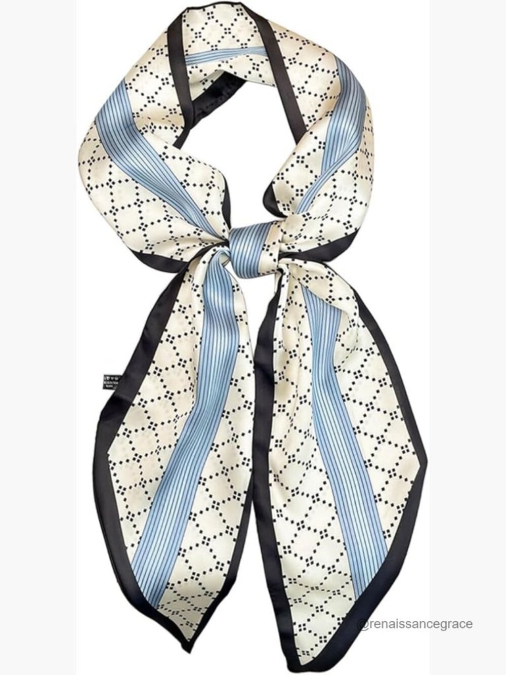 59" Silk-Like Satin Scarf for Hair Neck Bag Accessory Gift